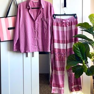 VICTORIA’S SECRET • Boho Pattern • Pajama Set